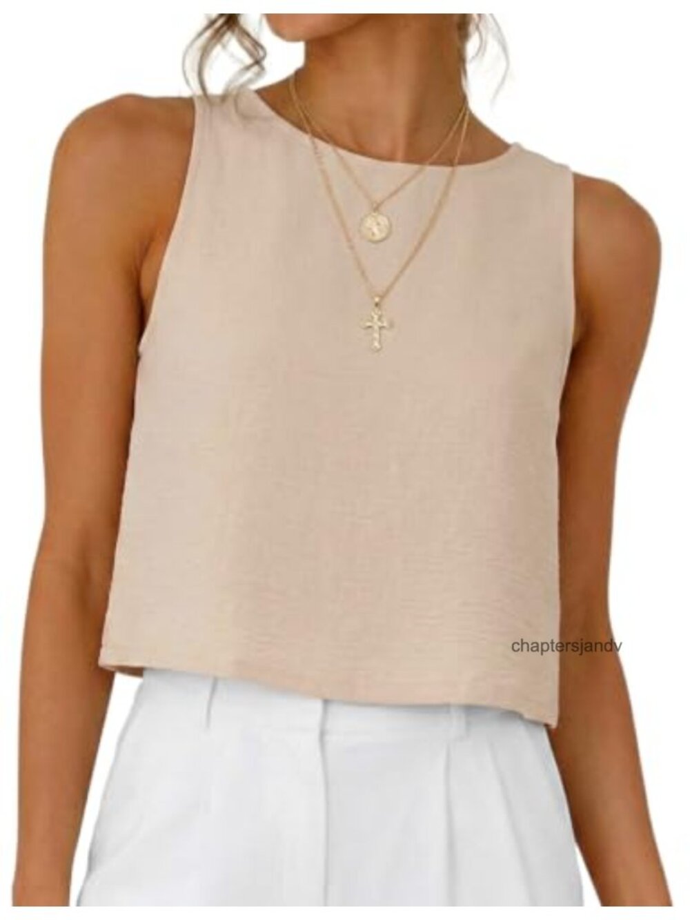 Womens Sleeveless Crop Tank Top Leopard Print Summer Beach Casual